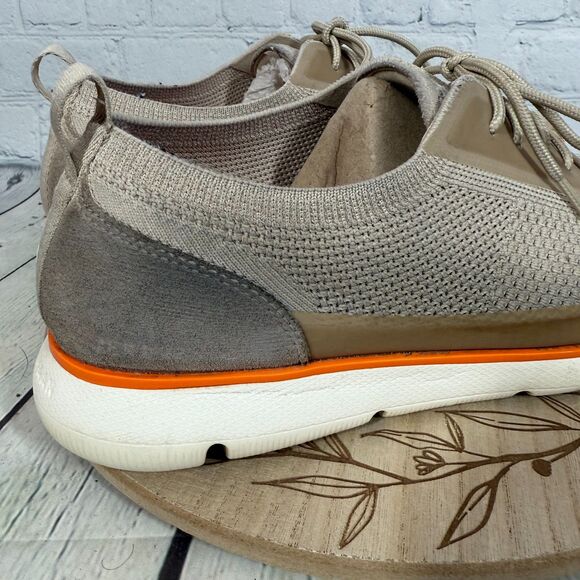Cole Haan Zerogrand Omni Lace Up Sneaker Mens Size 11.5 Beige Knit Preppy Shoes main image 16